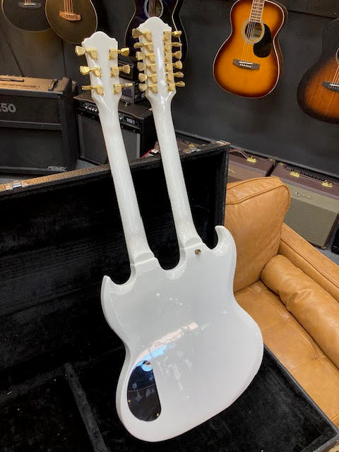 Custom Double Neck Electric Guitar in Hard Case Secondhand