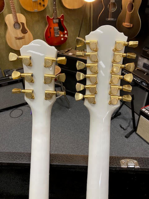 Custom Double Neck Electric Guitar in Hard Case Secondhand