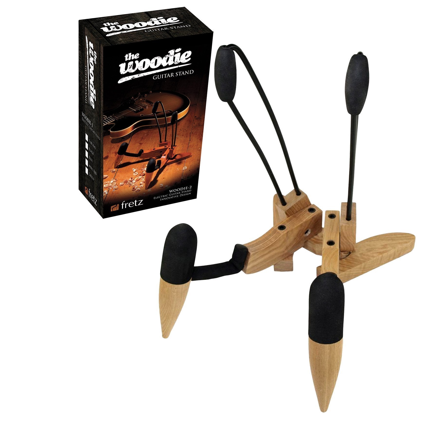 Fretz 'Woodie 1' Wooden Folding Guitar Stand