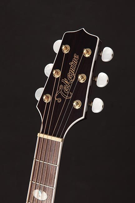 Takamine G70 Series NEX AC/EL Guitar with Cutaway in Transparent Black Gloss Finish