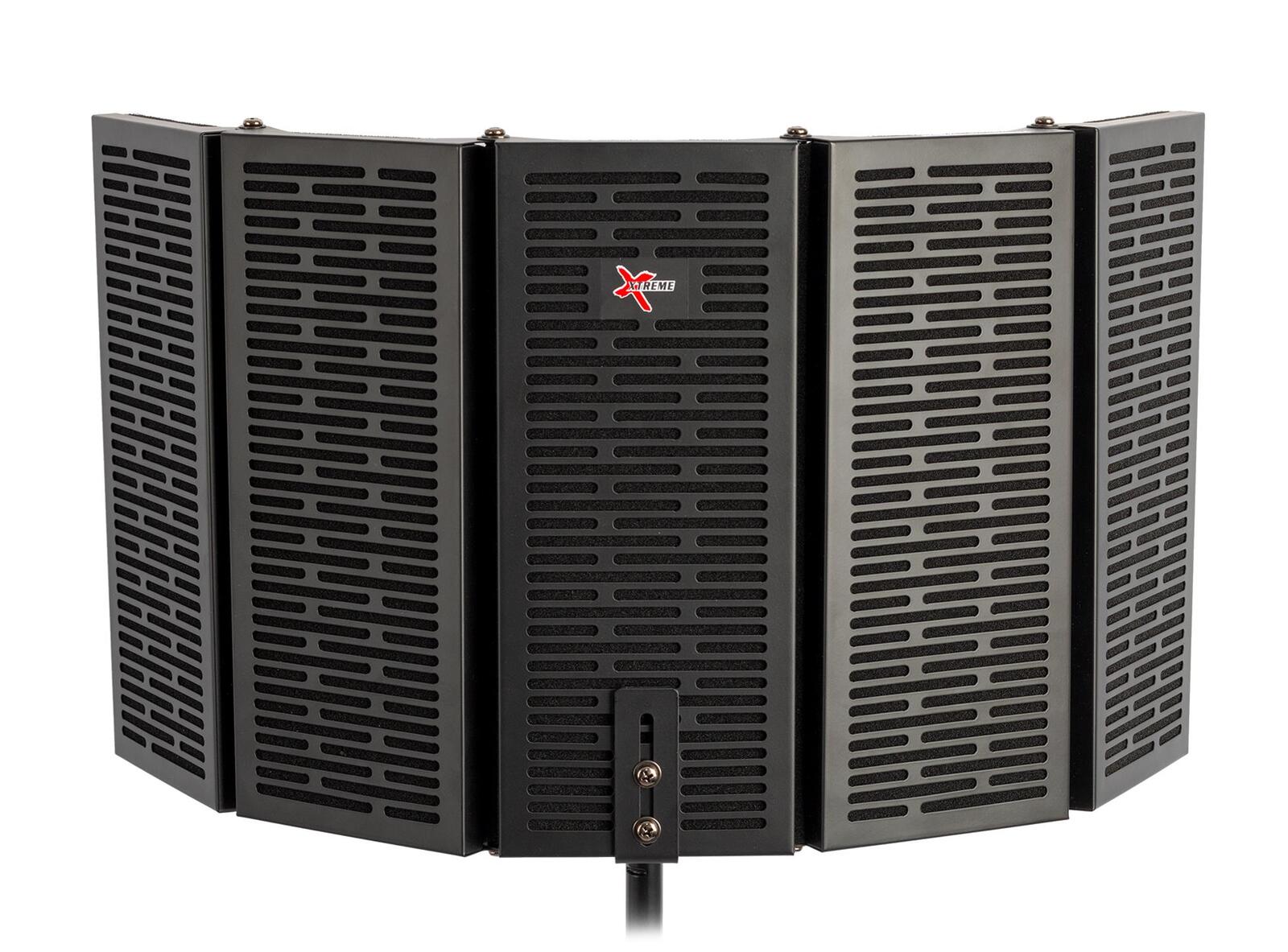 XTREME GM65 Microphone Vocal Isolation Shield w/Mic Clamp