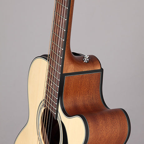 Takamine G Mini Series AC/EL "Takamini" acoustic Guitar with Cutaway in Natural Satin Finish