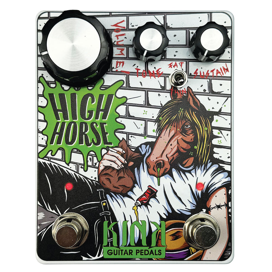 Kink High Horse Fuzz Fx pedal based on the Foxx Tone Machine