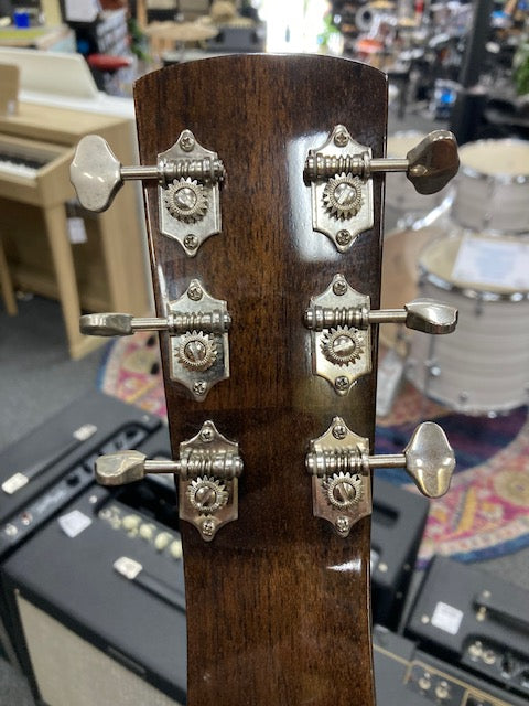 Regal Black Lightning Square Neck Resonator Slide Dobro W/Case (Pre-Owned)