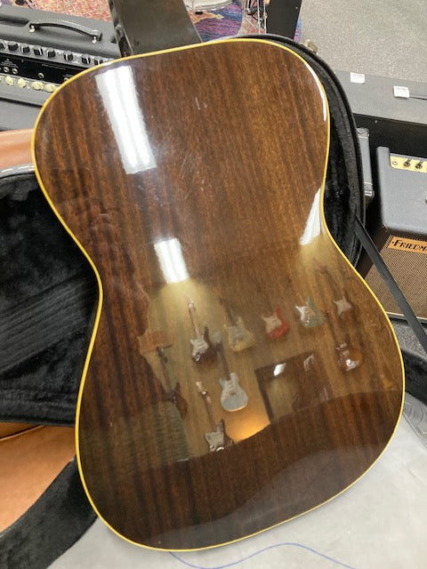 Regal Black Lightning Square Neck Resonator Slide Dobro W/Case (Pre-Owned)