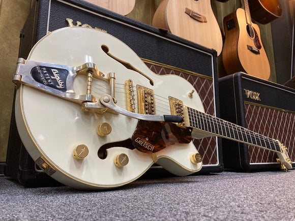 GRETSCH G6659TG PLAYERS EDITION BROADKASTER ELECTRIC GUITAR VINTAGE WHITE W/Case (Pre-Owned)