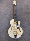 GRETSCH G6659TG PLAYERS EDITION BROADKASTER ELECTRIC GUITAR VINTAGE WHITE W/Case (Pre-Owned)