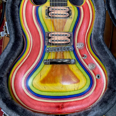 Gibson SG Zoot Rainbow Electric Guitar with Hardcase and Gig Bag