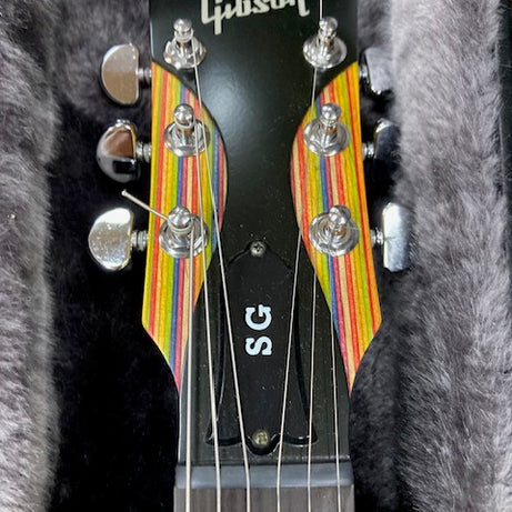 Gibson SG Zoot Rainbow Electric Guitar with Hardcase and Gig Bag