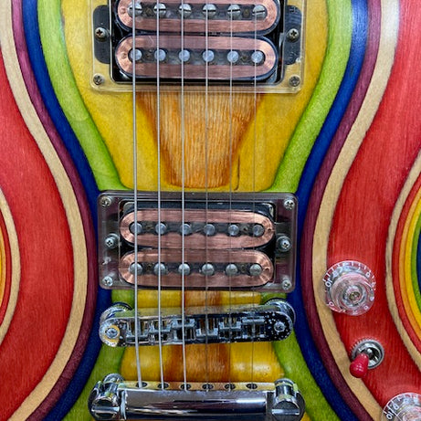 Gibson SG Zoot Rainbow Electric Guitar with Hardcase and Gig Bag