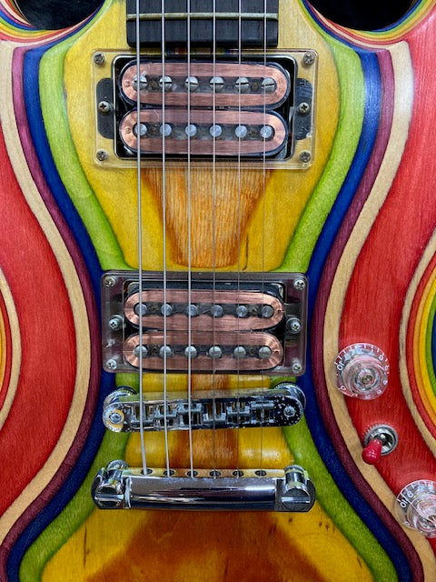 Gibson SG Zoot Rainbow Electric Guitar with Hardcase and Gig Bag