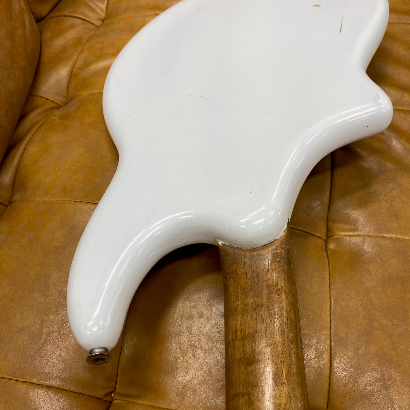 Back of Vintage Maton on the couch Music at Noosa