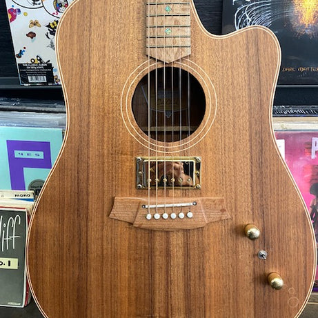 Cole Clark FL2EC Humbucker in Blackwood with original hard case.