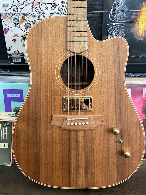 Cole Clark FL2EC Humbucker in Blackwood with original hard case.