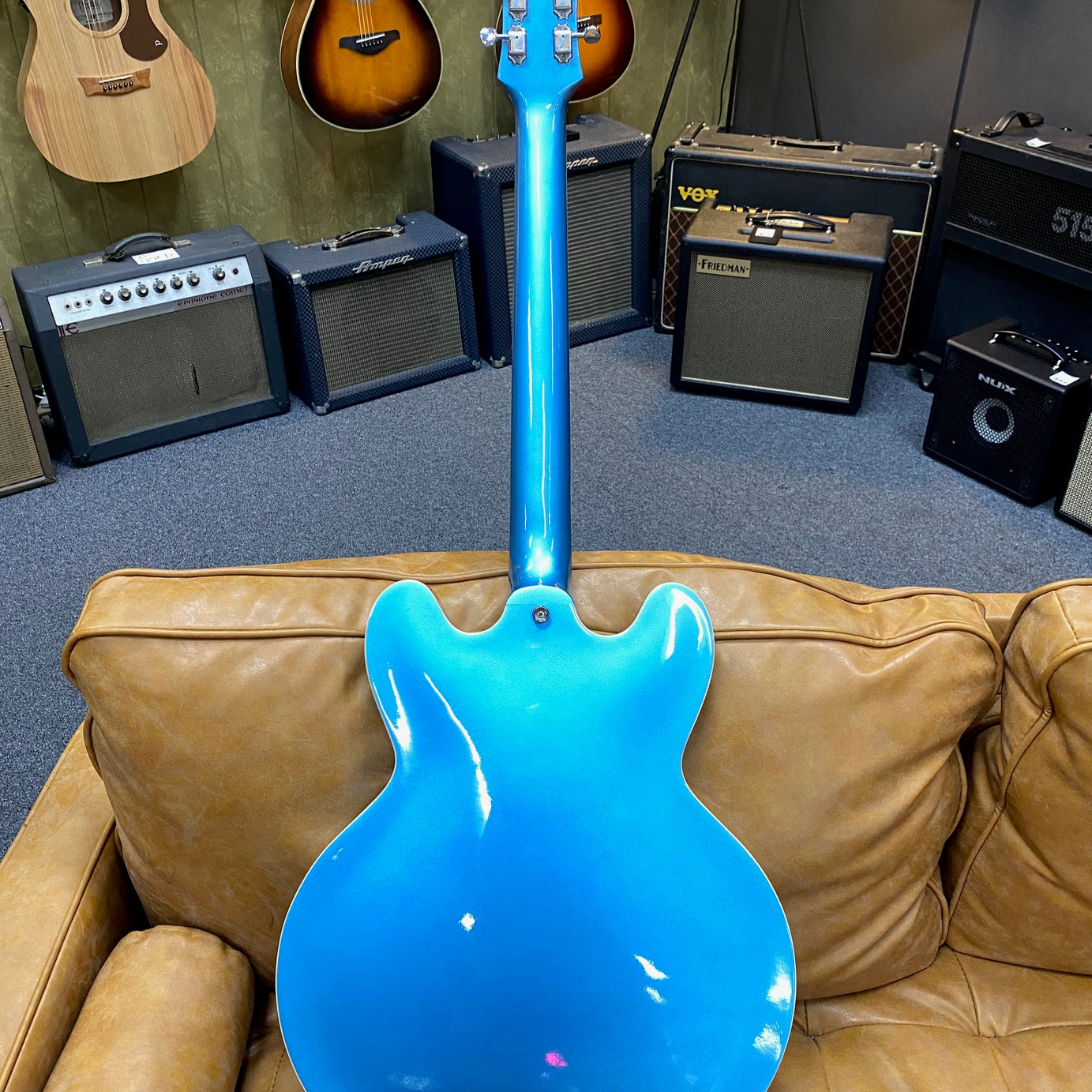 Epiphone Supernova Noel Gallagher 2000 Electric in Blue with Original Hard Case