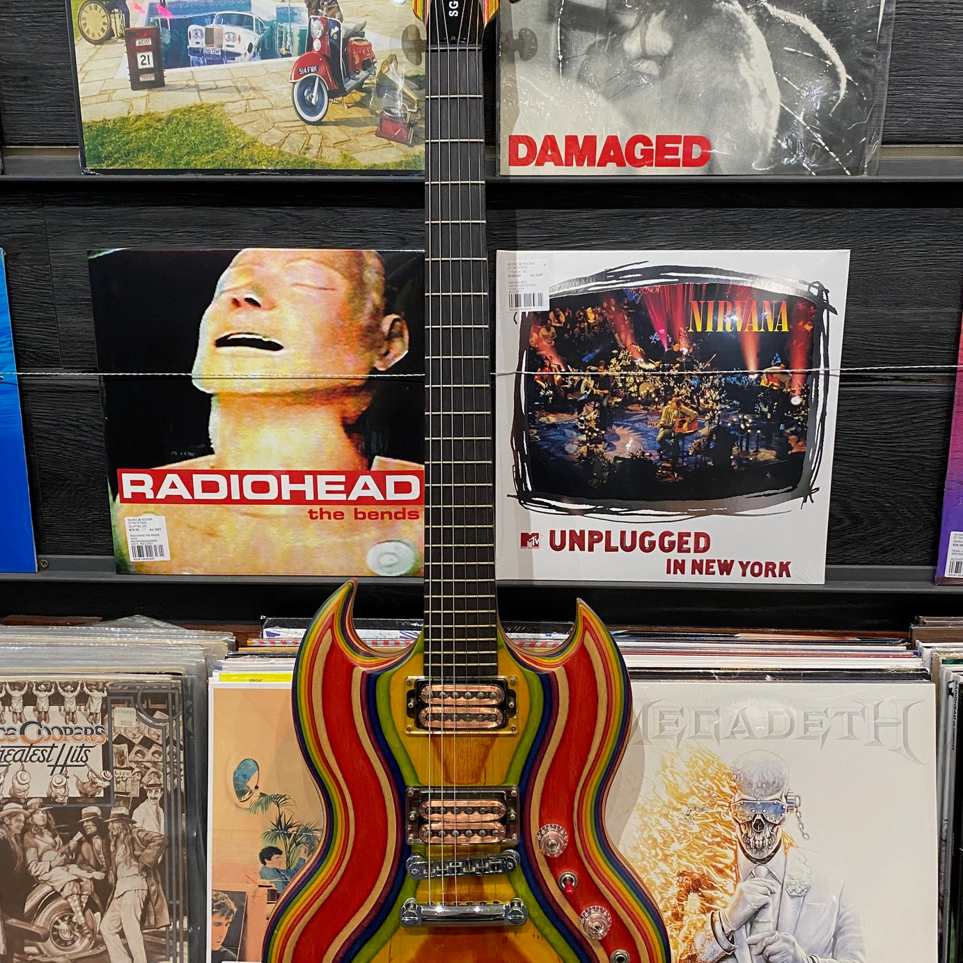 Gibson SG Zoot Rainbow Electric Guitar with Hardcase and Gig Bag