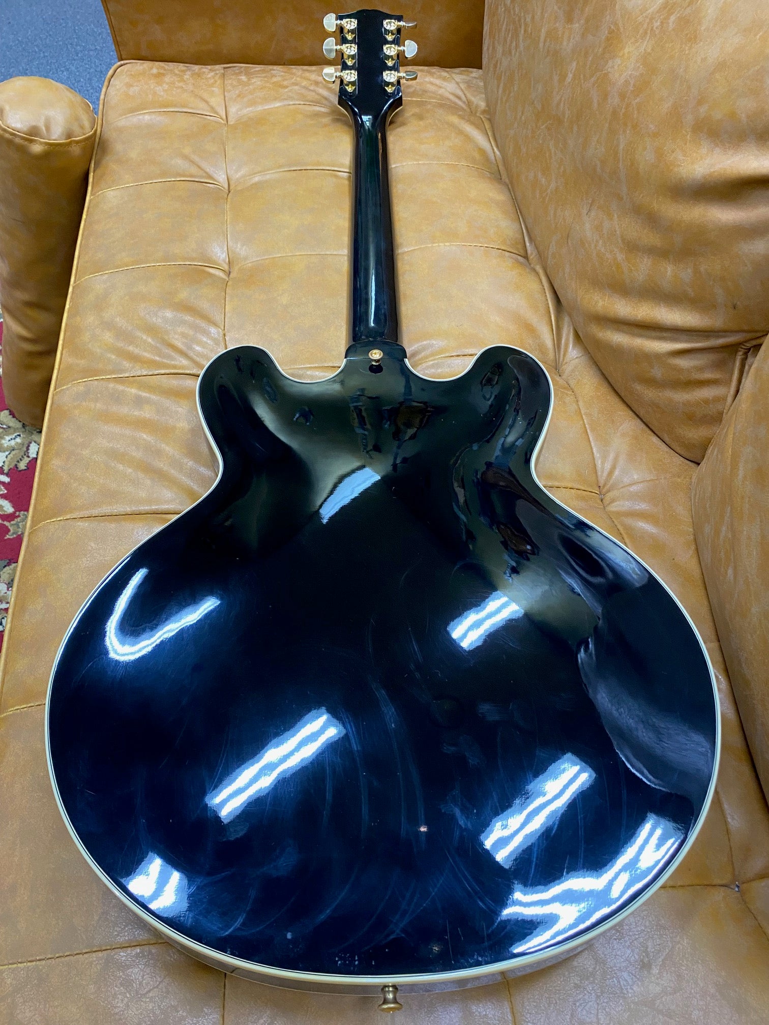 2018 Gibson Memphis ES-355 Limited 3 pickup Black Beauty w/ case  Sunbear pickups