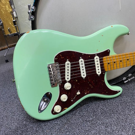 Fender 57 AVRI Stratocaster Surf Green with Bonamassa "Bonnie" pick-ups and case