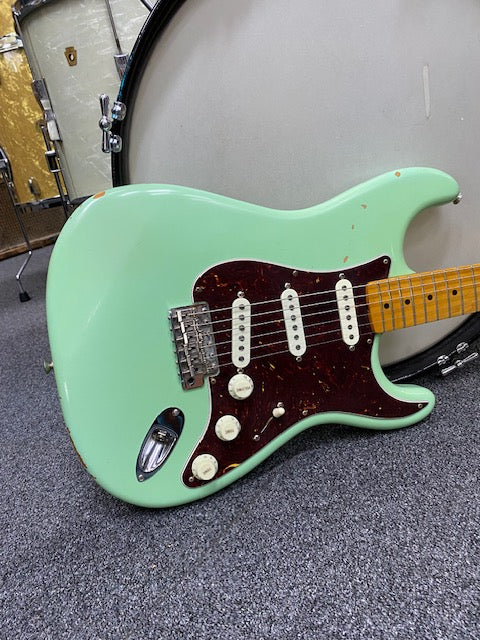 Fender 57 AVRI Stratocaster Surf Green with Bonamassa "Bonnie" pick-ups and case