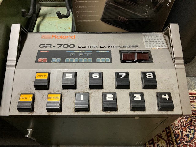 Vintage 1980's G505 Roland Guitar And Vintage Roland GR-700 Synth