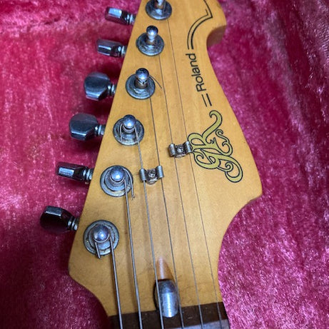 Vintage 1980's G505 Roland Guitar And Vintage Roland GR-700 Synth