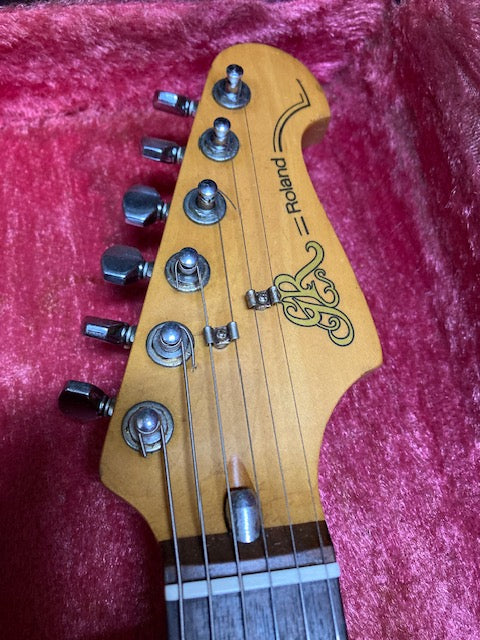 Vintage 1980's G505 Roland Guitar And Vintage Roland GR-700 Synth