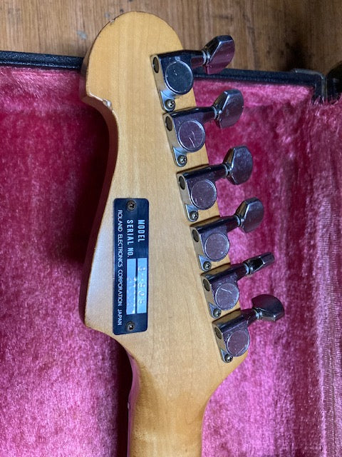 Vintage 1980's G505 Roland Guitar And Vintage Roland GR-700 Synth