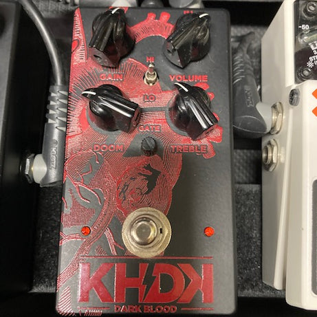 KHDK DARK BLOOD DISTORTION EFFECT FX PEDAL (Pre-Owned)