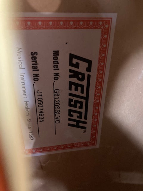 2005 Gretsch Brian Setzer Signature G6120SSLVO Electric Guitar!