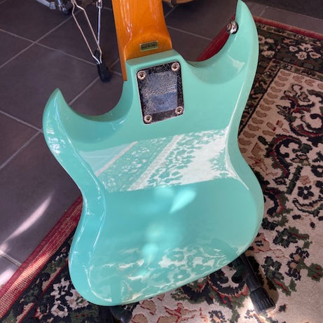 Hagstrom H-III Retroscape Guitar in Aged Sky Blue H-Story Reborn (preowned No case)