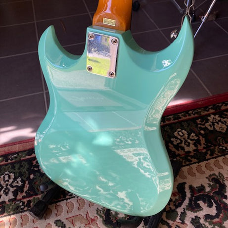 Hagstrom H-III Retroscape Guitar in Aged Sky Blue H-Story Reborn (preowned No case)