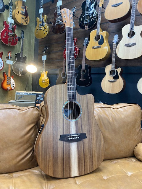 Cole Clark CCSFL1EC-BLBL Studio Dreadnought Acoustic/Electric Guitar