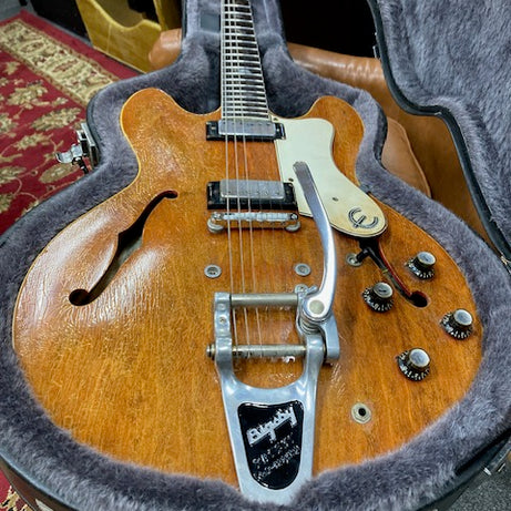 1966 Epiphone E360TD Riveria Vintage Guitar w/case (Pre-Owned)