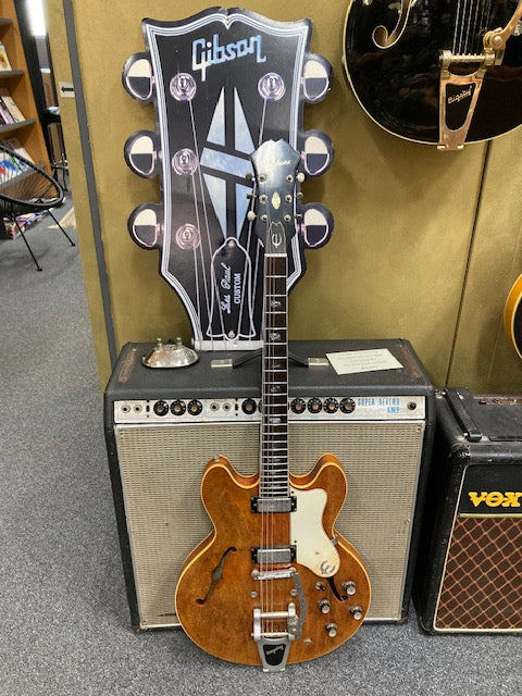 1966 Epiphone E360TD Riveria Vintage Guitar w/case (Pre-Owned)