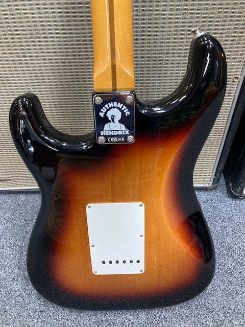 Fender Jimi Hendrix Stratocaster Electric Guitar W/Case  Sunburst (Pre-Owned)