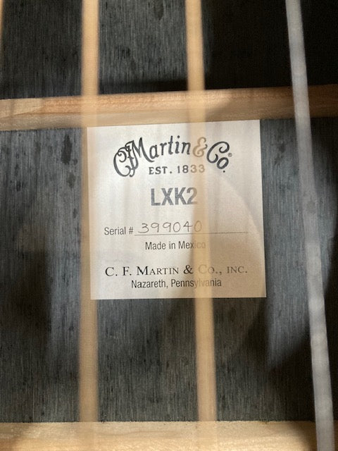 Martin Koa Traveller Mini LXK2 Acoustic Guitar W/Bag (Pre-Owned)