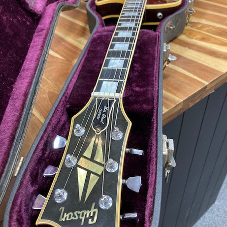 SOLD Vintage 1976 Gibson Les Paul Custom Electric Guitar Wine Red