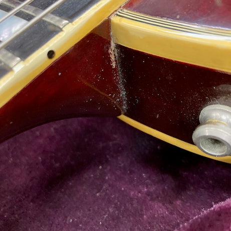 SOLD Vintage 1976 Gibson Les Paul Custom Electric Guitar Wine Red