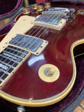 SOLD Vintage 1976 Gibson Les Paul Custom Electric Guitar Wine Red
