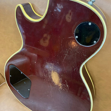 SOLD Vintage 1976 Gibson Les Paul Custom Electric Guitar Wine Red