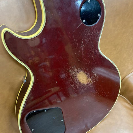 SOLD Vintage 1976 Gibson Les Paul Custom Electric Guitar Wine Red