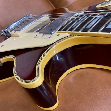 SOLD Vintage 1976 Gibson Les Paul Custom Electric Guitar Wine Red
