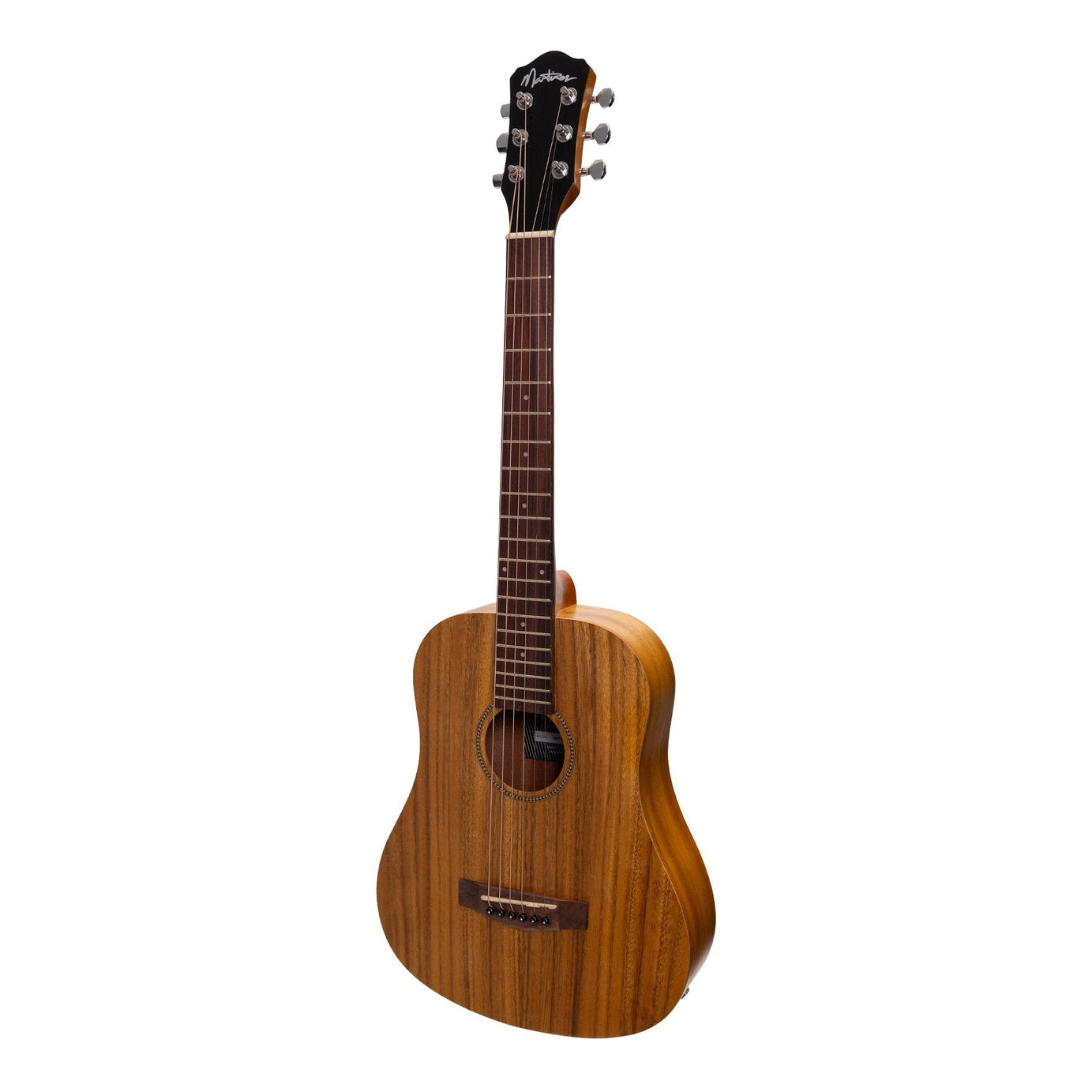 Martinez Acoustic/Electric Babe Koa Traveller Guitar