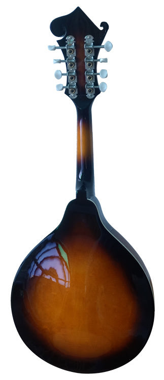 J.Reynolds Deluxe A-Style Mandolin in Tobacco Sunburst Gloss with Florentine Headstock Oval Soundhole