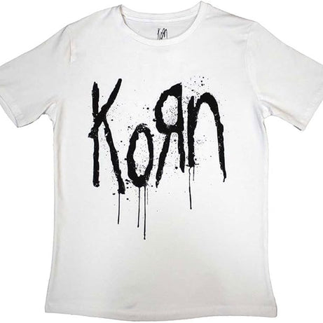 New Korn White T-Shirt - Medium