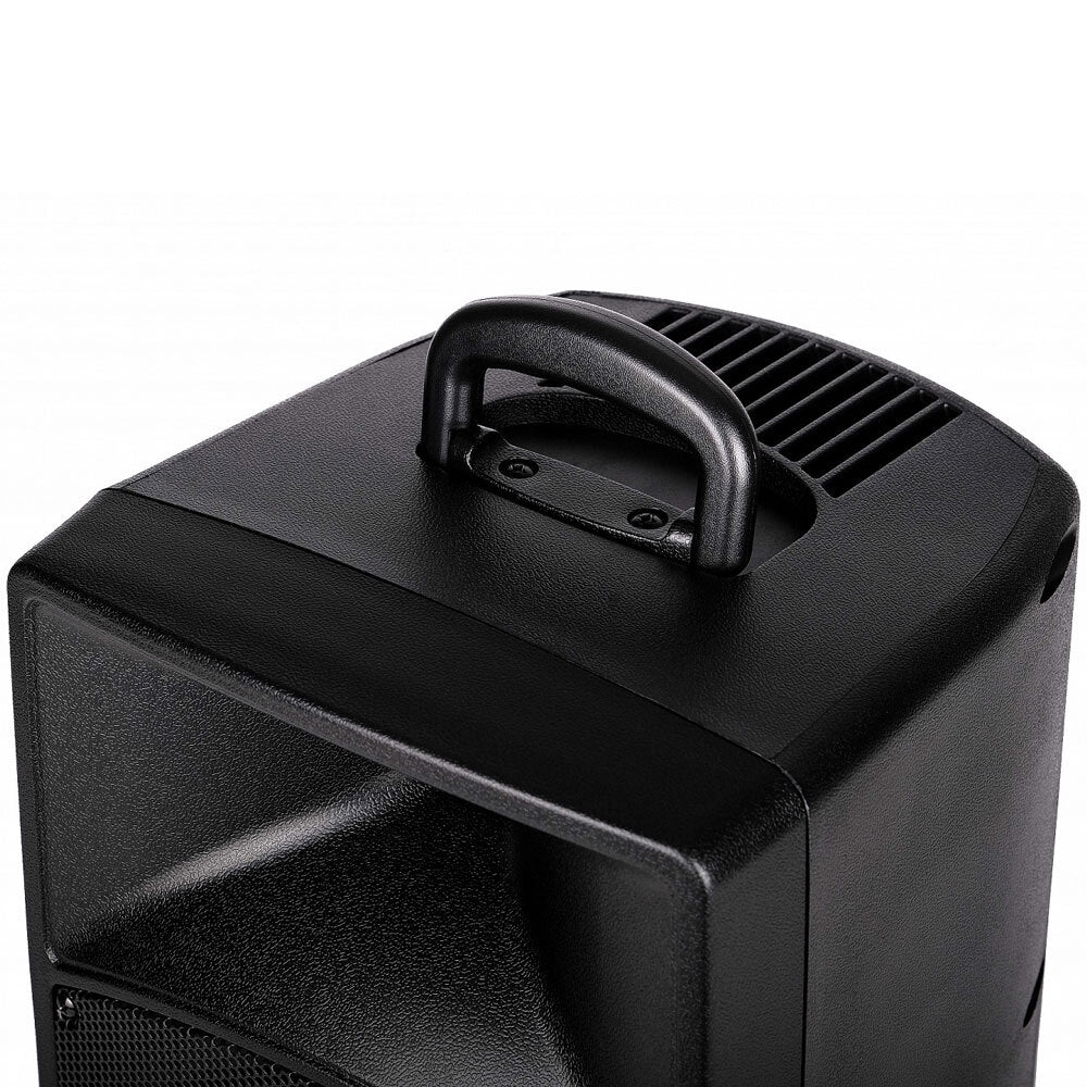 Leem PR-8 Portable, Active 50W, 8" PA Speaker System with Wireless Microphone Built-in MP3 Player with Bluetooth, SD Card & USB Input