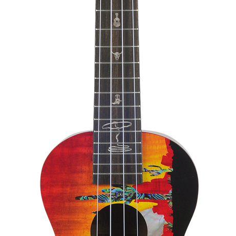 MAHALO MA2WW ARTIST ELITE "WILD WEST" CONCERT UKULELE