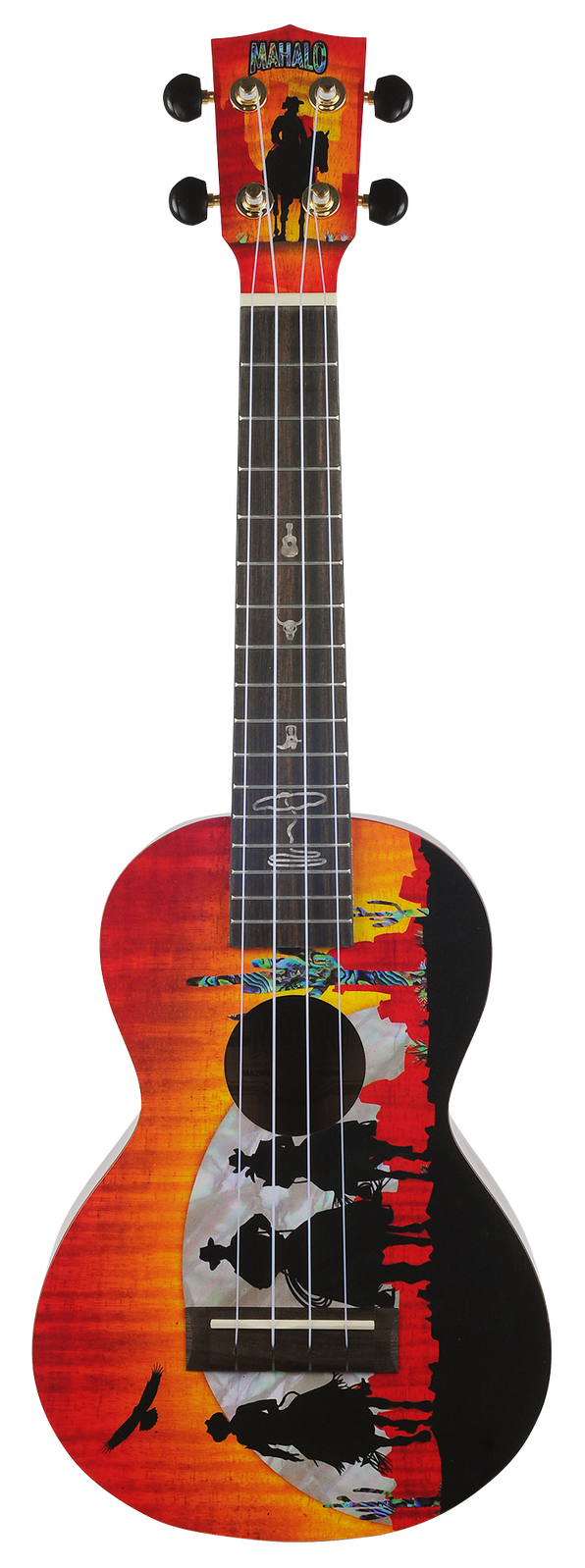 MAHALO MA2WW ARTIST ELITE "WILD WEST" CONCERT UKULELE