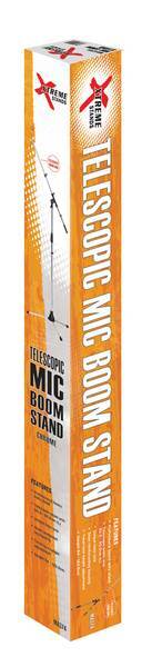 Xtreme Chrome Microphone Stand Telescopic Boom - MA374