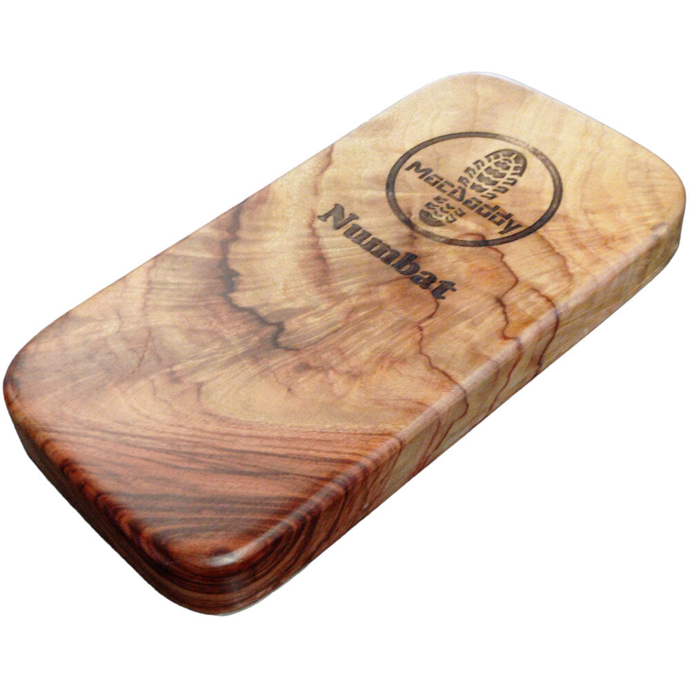 Macdaddy MDN2 "Numbat" Stomp Box in Natural Finish Every Stomp Box is Unique & Hand-made in Australia